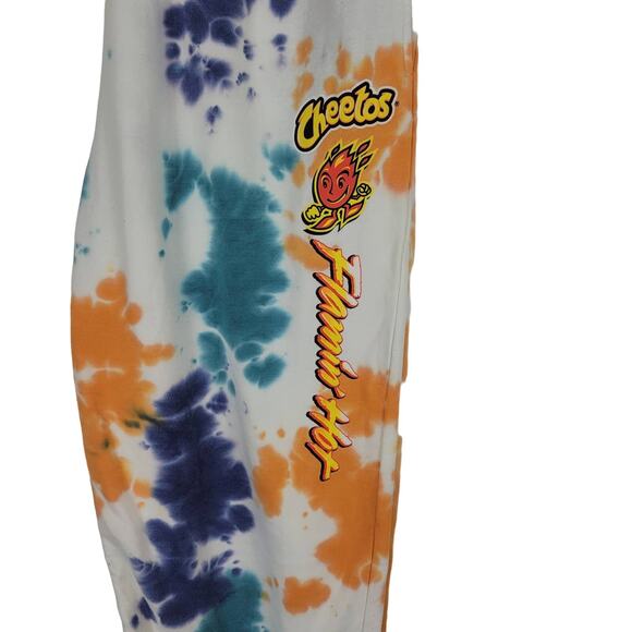 Cheeto's Unisex Flaming Hot Tye Dye Athletic Winter Warm Weather SweatPants 3X - Picture 3 of 6